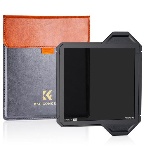 新型KF Concept 角型NDろ波器 ND64 減光ろ波器 日本製AGC光学瑠璃 36層ナノ上塗り 撥水防汚キズ押しとどめる 防御すること入れもの付き添い人 落っこちる押しとどめる100*100*2粍（X-Pro取り合わせ）製造業者直営店