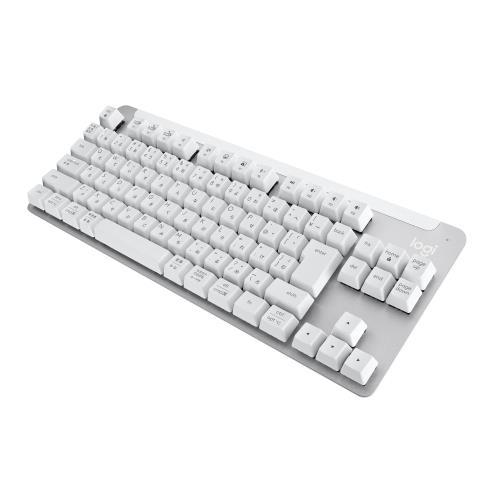 ロジクール SIGNATURE K855OW 無線 メカニカルキーボード TTC製 赤軸 リニア Bluetooth Logi Bolt Unifying非対応 コンパクト 日本語配列 小型 テンキーレス ワイヤレス オフホワイト windows mac Chrome Android K855 国内正規品