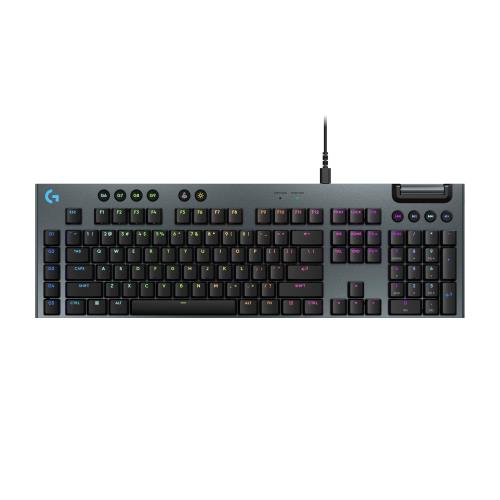 Logicool G ゲーミングキーボード G915 X 薄型 有線 G915X-TCBK タクタイル 茶軸 安全性のあるなキーストローク感 日本語取り合わせ LIGHTSYNC RGB USB ゲーミング 鍵盤 力学的鍵盤 マイコン mac windows mac 黒いこと 国内置き目品 ※ 壁紙ダウンロード付き添い人