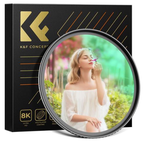 KF Concept 52mm ホワイトソフトフィルター ソフトフィルター ソフト効果 コントラスト調整用 ソフト描写用フィルター 28層ナノコーティング 防カビ 撥水撥油 擦り傷防止 薄型 望遠撮影に対応 （Nano-Xcel）