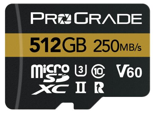 ProGrade Digital microSDXC UHS-II V60 GOLD 512GB プログレードデジタル 置き目インポート品
