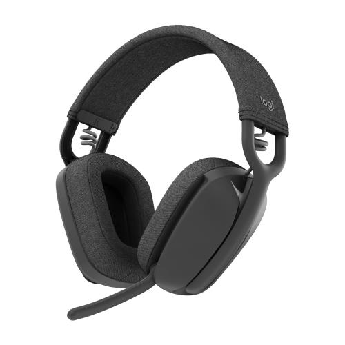 ロジクール Bluetooth ワイヤレスヘッドセット Zone Vibe 100 軽量 185g マイク付き iPhone iPad PC スマホ 対応 ZoneV100GR グラファイト ヘッドホン ヘッドフォン 国内 メーカー