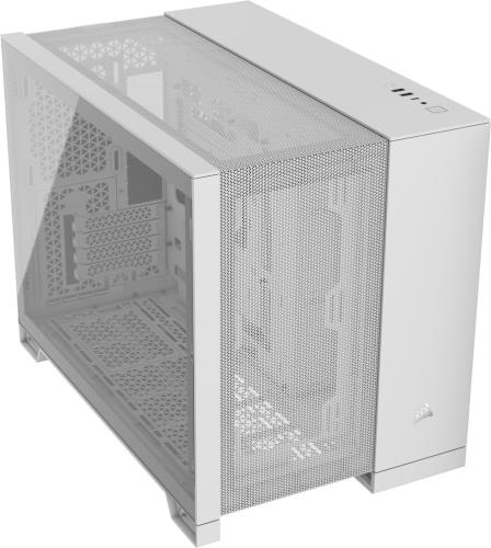 CORSAIR 2500D AIRFLOW Micro ATX Dual Chamber マイコン入れもの 白いこと CC-9011264-WW
