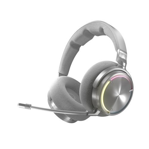 2025 VGP 金賞受賞 CORSAIR VIRTUOSO MAX WIRELESS ゲーミングヘッドセッ ト シルバー 無線 ワイヤレス 密閉型 アクティブノイズキャンセリング搭載 Blue toothとワイヤレス同時接続可能 PC PS5 PS4 Switch 対応 CA-9011373-JP