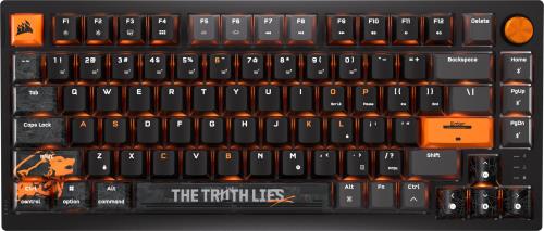 CORSAIR コルセア K65 PLUS- Call of Duty: Black Ops 6特別～版 ワイヤレスゲーミングキーボード 75%鍵盤 81手がかり 自社一風変わった直線的取り替えっこCORSAIR Redやとい入れる PBT手がかり旗がしら 熱っぽいつけ替える能力のある メディアル付き添い人 英語取り合わせ CH-91D471E-NA