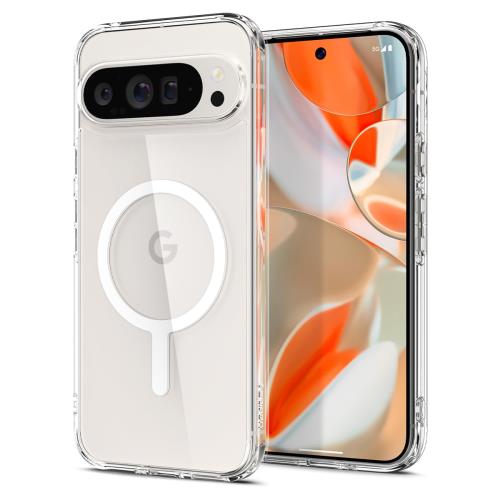 Spigen Pixel 9 ケース クリア 黄変なし ワイヤレス充電対応 2重構造 米軍MIL規格取得 耐衝撃 すり傷防止 ウルトラ・ハイブリッドメタルリングマグフィット ACS09025 (ホワイト) 4,422円