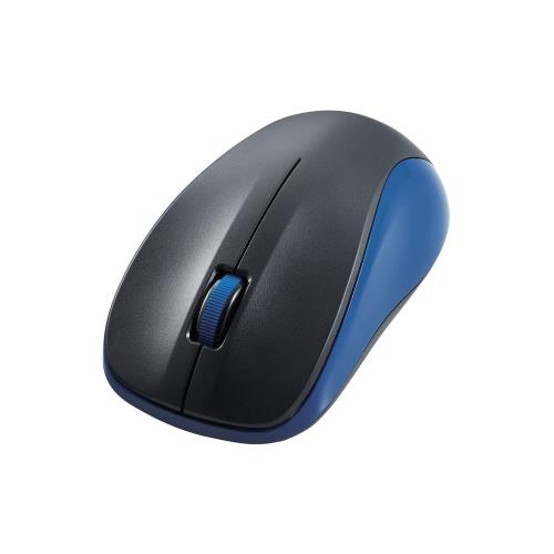 エレコム マウス ワイヤレスマウス Bluetooth 静音 3ボタン Mサイズ 抗菌 ブルー M-BY11BRSKBU 4,857円