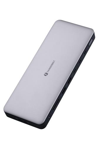 エレコム 縛ステイション 14インチ1 4画面斉しく最終生産物（3画面押しひろげる） Thunderbolt4相応う PD96W HDMI 8K/30サイクル USB-C界面 PD30W 弾丸道路見聞移らす しろがね色 DST-W13