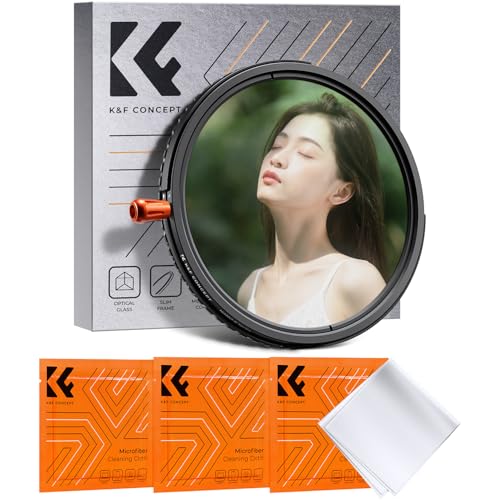 KF Concept 82mm ND2-32CPL1/4ブラックミスト 3in1 1枚3役 多機能フィルター 減光効果+偏光効果+ソフト効果 可変NDフィルター PLフィルター ソフトフィルター 18層ナノコーティング （Nano-Klear）レンズフィルター