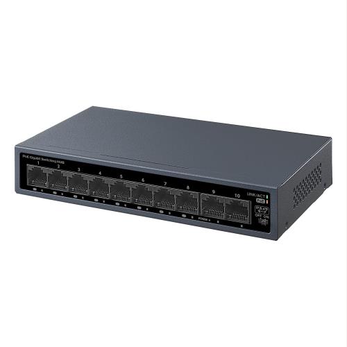 IODATA PoE こしき 10 界面 IEEE802.3at 判定基準 L2 アンマネージ Gigabit 相応う 60W 給電 引き上げる繋がり ワット数内蔵 飾りつけ IP写真機 (10BASE-T/100BASE-TX/1000BASE-T/RJ-45×10/日本製造業者)BSH-GP210