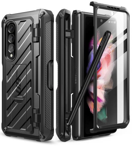 SUPCASE Galaxy Z Fold 3 5G (2021) 入れもの SC-55B / SCG11 全面保護すること 米軍MIL標準尺度手に入れる 保護すること写真フィルム付き添い人 照明ランプ役立つこと 書き込み納める 耐衝撃 防塵 保護すること 入れもの UBPro つづき物