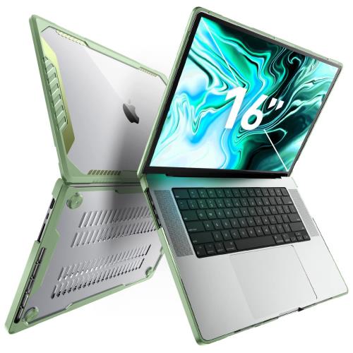 SUPCASE ユニ玉蜀黍 ビートルシリーズケース MacBook Pro 16in(2021年発売) A2485 M1 Pro / M1 Max、2層捉え所の無い外殻保護すること押しかぶせる MacBook Pro 16in用 触れ合うID