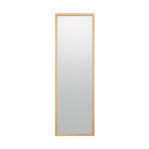 無印良品 壁に付けられる家具ミラー オーク材 中 幅32.5×奥行2×高さ100cm 44505069