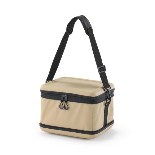 無印良品 たためるソフトクーラーバッグ ・肩部胴締め付 ベージュ 約28×22×19ｃｍ 12L 83832810