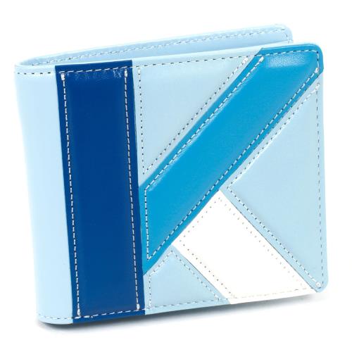 楽天市場】キタムラ 2つ折り財布 牛革 アイスブルーホワイト PH0334未