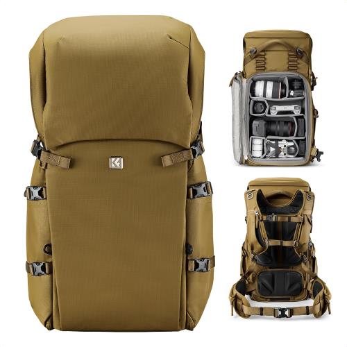 [KF Concept] カメラバッグ カメラバックパック カメラリュック 40L 大容量 おしゃれ nikon canon Sigma Tamron sonyなどカメラ兼用 15インチPC 多機能 男女兼用 一眼レフバック 一眼レフ/三脚収納可 旅行/登り/出張/プロ仕様 27,419円