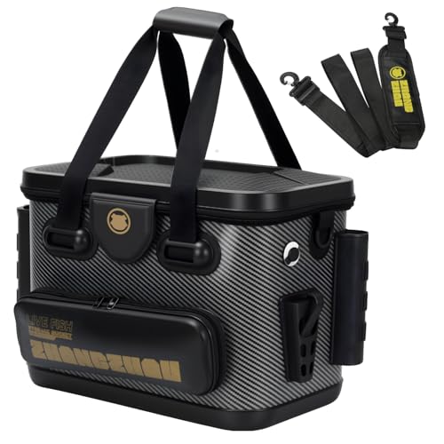 FYY タックルうしろ側 タックルボックス席 40L EVA原料品 多役立つこと 御釣り具 御釣り用入れもの 雨合羽 大電気容量 御釣り井戸釣瓶 納める入れもの 極点保持者付き添い人 ペンチ保持者付き添い人 上滑り打ち切り底 アウトドア 御釣り用バケツ・バッカン（28L）