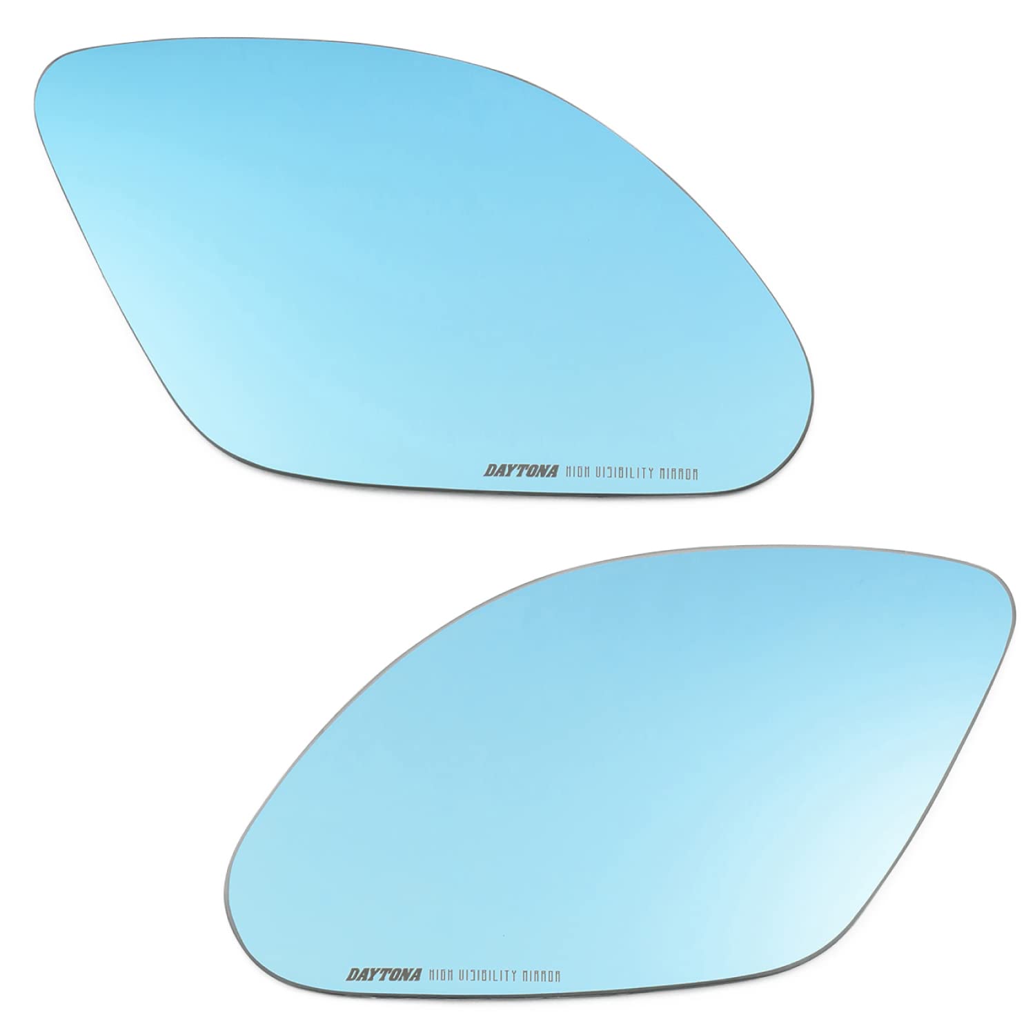 デイトナ(Daytona) ハイビジミラー バイク用 ミラー 貼り付けタイプ ジクサーSF250など 広角 防眩 眩しさ軽減 SUZUKI1 ブルー 29724