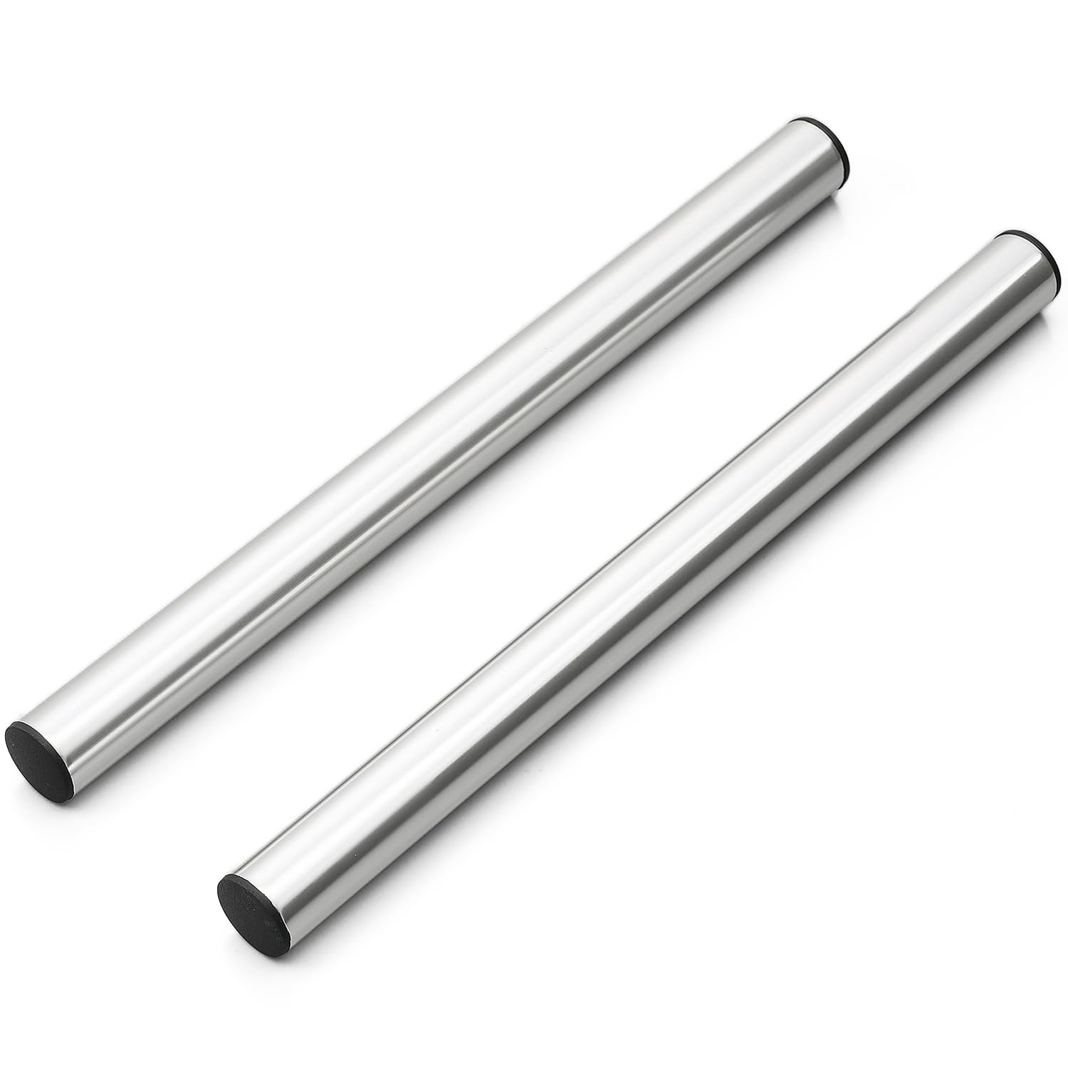 デイトナ(Daytona) 削り出し セパレートハンドル用 ストレートバー 2本セット ハンドル径 φ22.2mm シルバー 69462