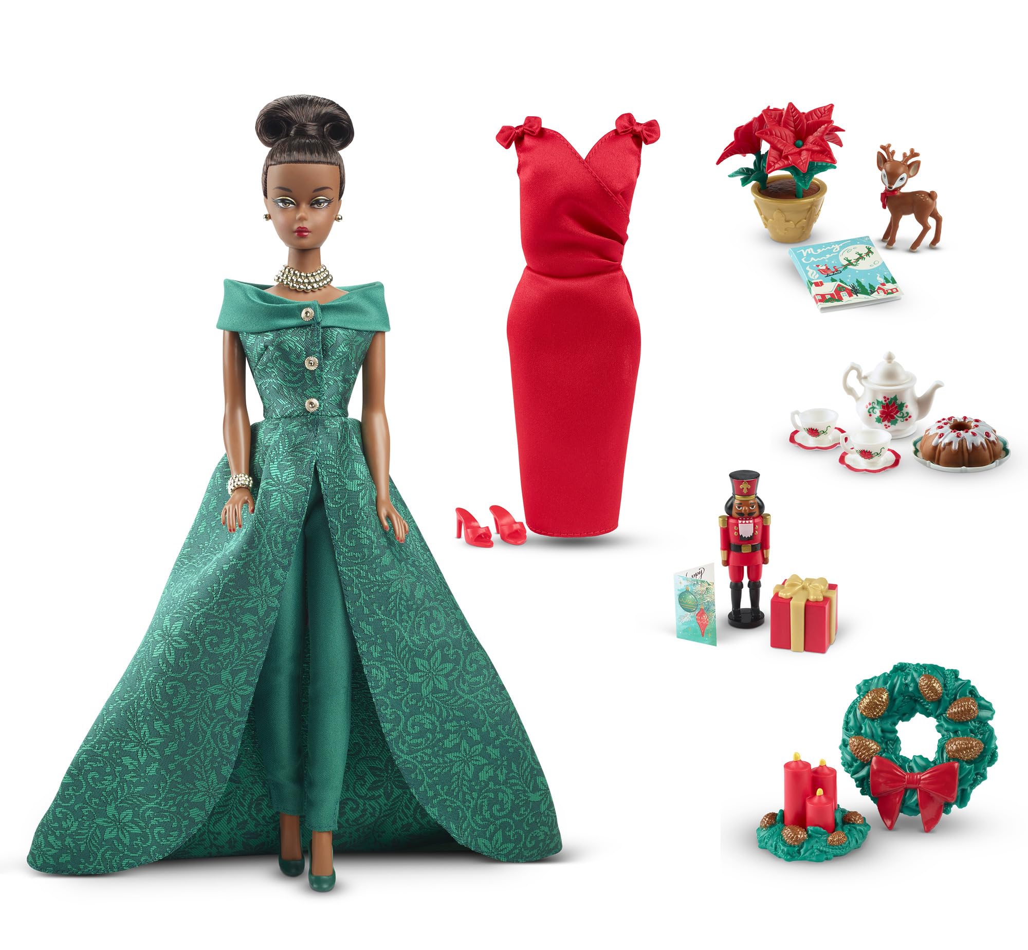 バービー(Barbie) 12 デイズ クリスマスカレンダー 2着せ替え人形・ドール シグネチャーGOLD 大人向け(18歳以上） HJX13画像