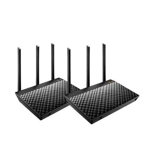 ASUS 無線LAN 無線電話 ルータ 1300+600Mbps デュアルバンドメッシュ RT-AC67U 2 風呂敷き包み 3階建 / 4LDK なおなお書き5/Nintendo Switch/iPhone/android 相応う PCアクセサリー-パソコン・周辺機器-その他