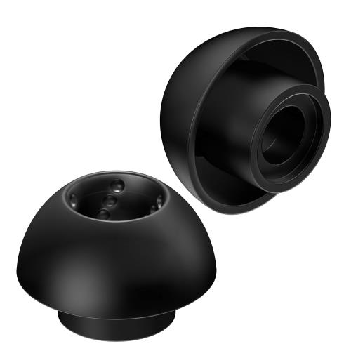 楽天市場】JVC 交換用 高音質イヤーピース Mサイズ ブラック 4個