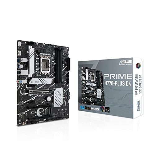 ASUS INTEL 第13.12世代 LGA1700 対応 H770 搭載 ATX マザ―ボード PRIME H770-PLUS D4 / 国内正規代理店品