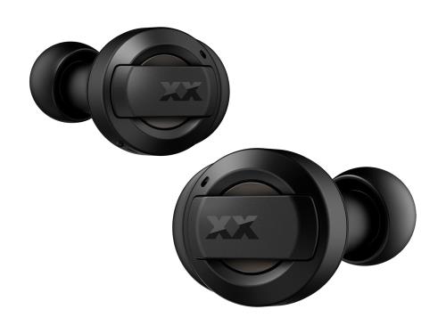 JVCケンウッド JVC HA-XC72T-BA ワイヤレスイヤホン Bluetooth ノイズキャンセリング ブラック XXシリーズ 重低音 低遅延 防水 防塵 ステッカー付