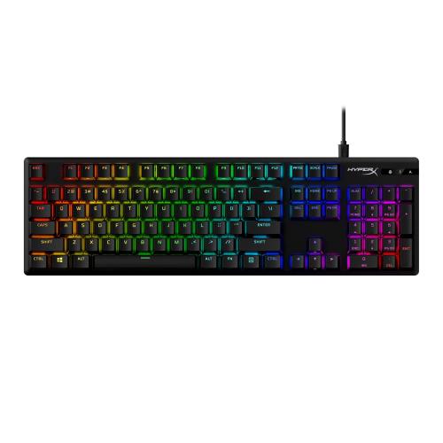 英語割りつける ハイパーエックス(HyperX) Alloy Origins RGB メカニカルゲーミングキーボードAqua軸 ゲーマー向け 製造業者2年引き受ける 639N5AA#ABA