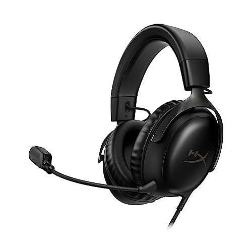 ハイパーエックス(HyperX) HyperX Cloud III? ゲーミングヘッドセット DTS Headphone:X空間オーディオ 53mmドライバー搭載 Cloud IIの 快適性 ブラック PC、PS5、PS4、Xboxシリーズ、Nintendo Switch、モバイル727A8AA