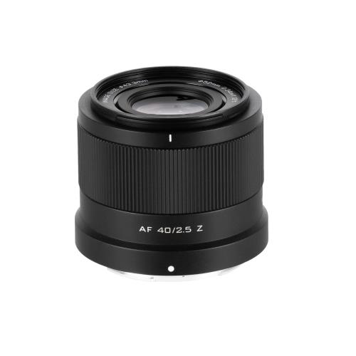 VILTROX 40mm F2.5 Z Nion Zマウント用 カメラ交換レンズ フルフレーム AFレンズ 瞳AF 小型軽量 ZマウントミラーレスカメラZFC Z50 Z5 Z6 Z7 Z6II Z7II Z9 などに適用 自分撮り ストリート撮影 旅行撮影 vlog 適格請求書発行可