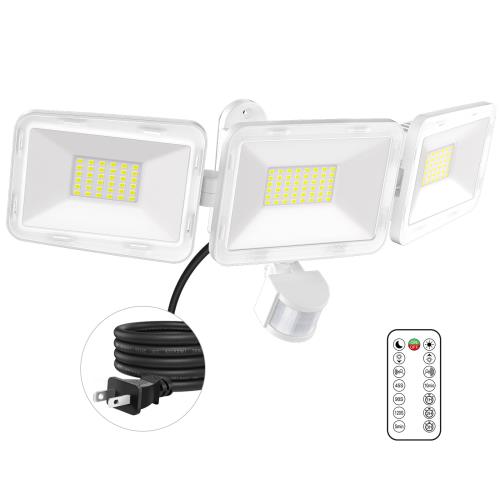 MEIKEE センサーライト 人感 70W LEDセンサーライト 屋外3面発光 リモコン操作 常時点灯機能7000LM 超高輝度 人感センサー投光器 IP66防水 夜間センサーモードと24Hセンサーモード 無段階調光 検出距離の調整可能 1H/2H/3H長時間点灯可能 防犯照明 駐車場 玄関灯 倉庫 町内の 6,005円