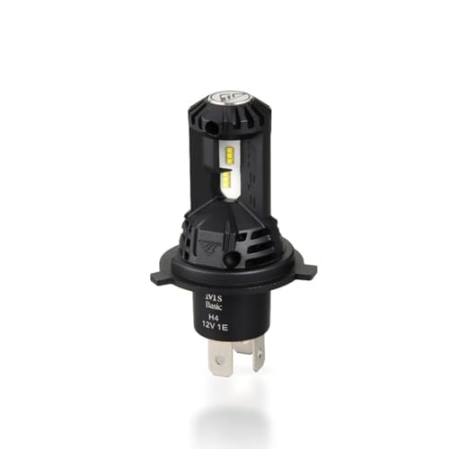M's Basic by IPF ヘッドライト バイク用 LED バルブ スマートシリーズ 6500K H4 ハロゲンサイズ型 ファン付きモデル 1本入 AMZ-HE141M