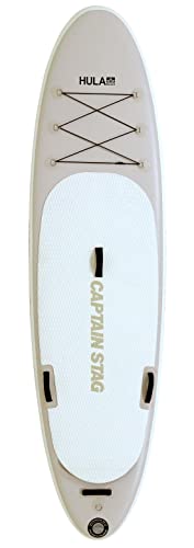 キャプテンスタッグ(CAPTAIN STAG) SUP スタンドアップパドルボード フラゲーム盤 CS牛酪万覚え帳 全長304×幅84×厚さ15糎 フィン/リーシュ/伸縮SUPパドル/空気圧ゲージ付き添い人御手手揚水機/納める御徒面子 カーキ US-1231