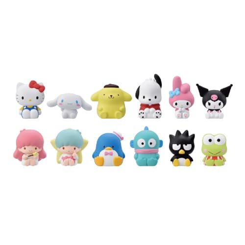 エンスカイ サンリオキャラクターズ ソフビパペットマスコット BOX商品 約H35～55mm PVC製