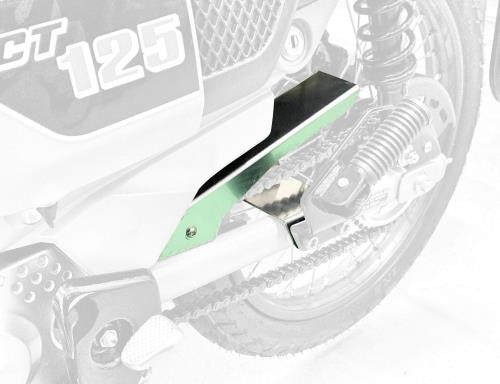 キジマ (kijima) バイク バイクパーツ チェーンガード フロント用 アルミ製ブラストシルバー仕上げ CT125('20-) HONDA 203-3461