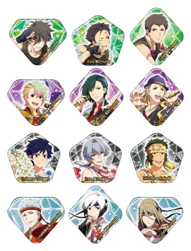 アイドルマスター SideM ジェムカットカンバッジ BOX商品 1BOX=12個入り、全12種類画像