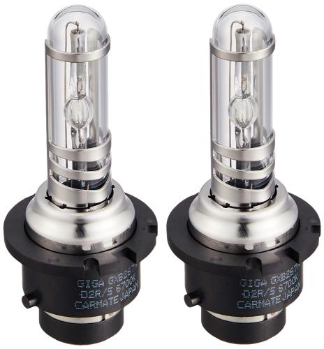 カーメイト 車用 HID ヘッドライト GIGA デュアルクス2 純正交換 D2R / D2S 共通 6700K 3000lm 車検対応 3年保証 GXB267N