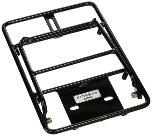 キジマ(Kijima) バイクパーツ フロントキャリア スクーター汎用タイプ 3点止め 折り畳み式 最大積載量3kg スチール製ブラック仕上げ 汎用 HONDA 210-2764