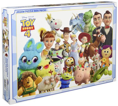 テンヨー(Tenyo) 日本製 1000ピース ジグソーパズル ディズニー TOY STORY4 トイ・ストーリー4 (51x73.5cm) D-1000-043 のり付き ヘラ付き サービスカード付き