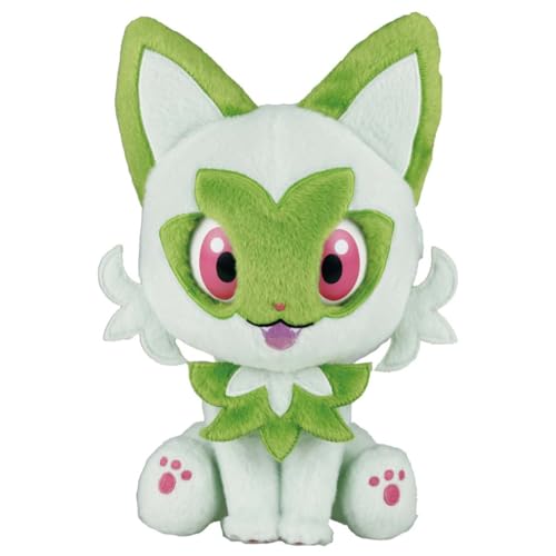 ポケットモンスター なでてみつめてぱちくりニャオハ