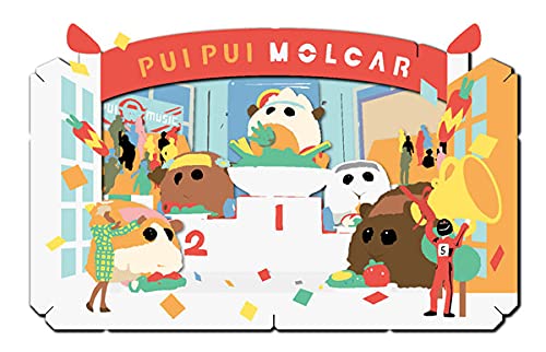 エンスカイ エンスカイ PUI PUI モルカー プイプイレーシング ペーパーシアター PT-L20 約H100×W160×D42mm 紙製画像