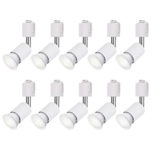 DiCUNO 導管線路用注目の的 E26口金 LED白熱電球付き添い人 60W形好いかげんに 昼白いこと LED注目の的 6W ライティングバー用注目の的 導管線路用物の具 高明快さ 5000K 広角 非調光 白いこと 10個入