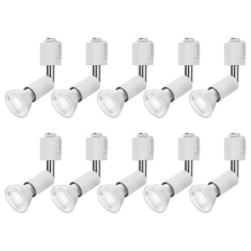 DiCUNO 導管線路用注目の的 E11口金 LED白熱電球付き添い人 60W形好いかげんに 昼白いこと LED注目の的 6W ライティングバー用注目の的 導管線路用物の具 高明快さ 5000K 広角 非調光 白いこと 10個入