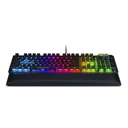 日本エイサー Acer 光学式 力学的 ゲーミングキーボード 有線 Predator プレデター Aethon 700 PKW120 光学的 取り替えっこ 流行り物うつり変わり タクタイル 青軸 直線的 赤軸 軽銀製とっ始め一皿 Nキーロールオーバー アンチ生きすだま マクロ命令 RGB うしろ側ともし火 カスタ