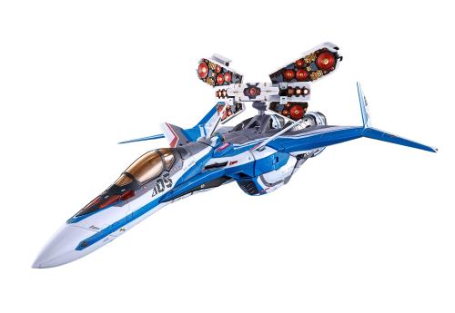 TAMASHII NATIONS DX超合金 劇場版マクロスΔ 絶対LIVE!!!!!! 劇場版VF-31Jジークフリード(ハヤテ・インメルマン機)フォールドプロジェクションユニット装備 約260mm ABSダイキャストPVC製 塗装済み可動フィギュア