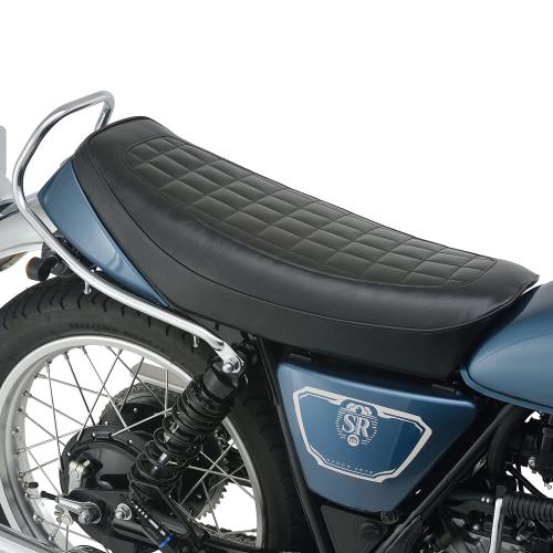 デイトナ(Daytona) バイク用 シート SR400(80-21)専用 ノーマルタンク専用 約25mmダウン ノスタルジックシート ブラック 99988