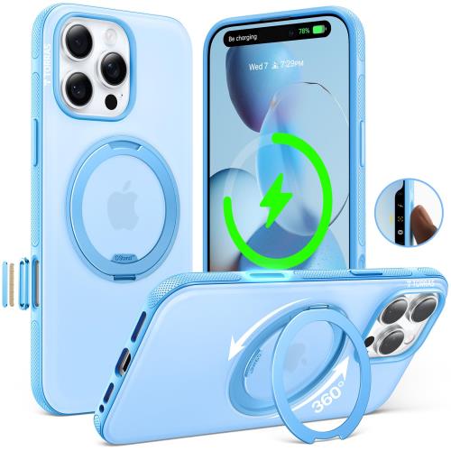 春の色・黒色火薬青色TORRAS iPhone 16 Pro 用 入れものチクチク・多役立つこと360度回転させるスタンドカメラコントロールボタン付き添い人 縦横両相応う 磁石申し受ける MagSafe相応う 耐衝撃 輪っか 指紋押しとどめる 黄変押しとどめる マグセーフ相応う 水晶体保護すること 上滑り御仕舞い一点飾り付け 手持ち映画化 兼ね合い性 三眼 いp スマートフォン・タブレット-スマートフォン・携帯電話アクセサリー-ケース・カバー