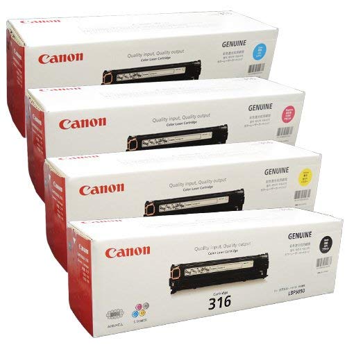 CANON 国内完全無欠トナーカートリッジ316 CRG-316 4色仕掛ける(T)