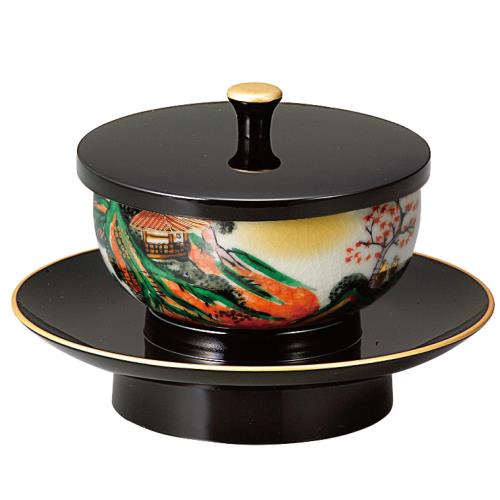 【限定品】金運！平安！茶器　奥羽霊山湯殿山神社用　一点品　九谷焼き落款あり 限定品】金運！平安！茶器 奥羽霊山湯殿山神社用 一点品 九谷焼き